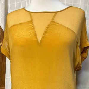 Silk Short Sleeve Blouse